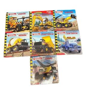 Tonka Construction Adventure Book Set Vintage Kids If I Could Drive Crane